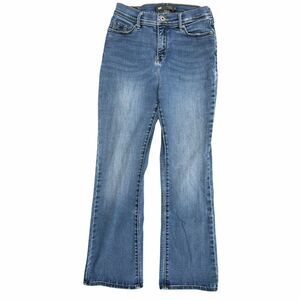 Levis 512 Perfectly Slimming Bootcut Jeans Women Size 6 Blue Denim Mid Rise